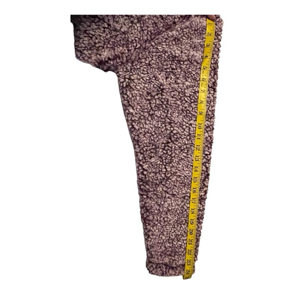 Zenana Outfitters Womens XL Quarter Zip Maroon Sherpa Fleece Sweater SOFT - Picture 7 of 8